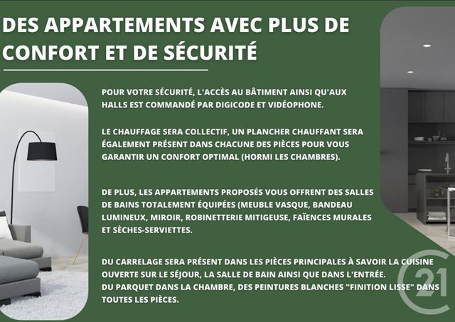 Appartement F4 à vendre - 4 pièces - 73,59 m2 - Morteau - 25 - FRANCHE-COMTE