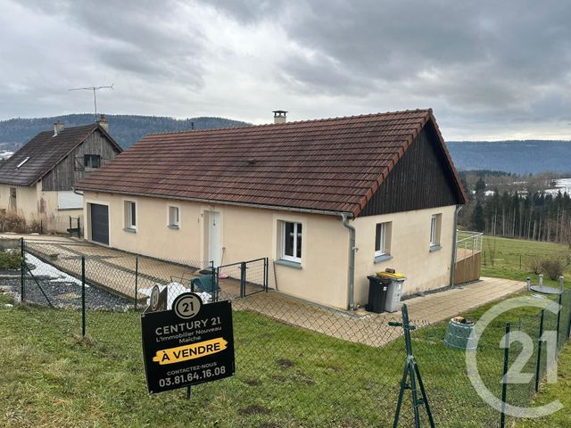 Maison &agrave; vendre - 4 pi&egrave;ces - 90,12 m2 - Cour St Maurice - 25 - FRANCHE-COMTE