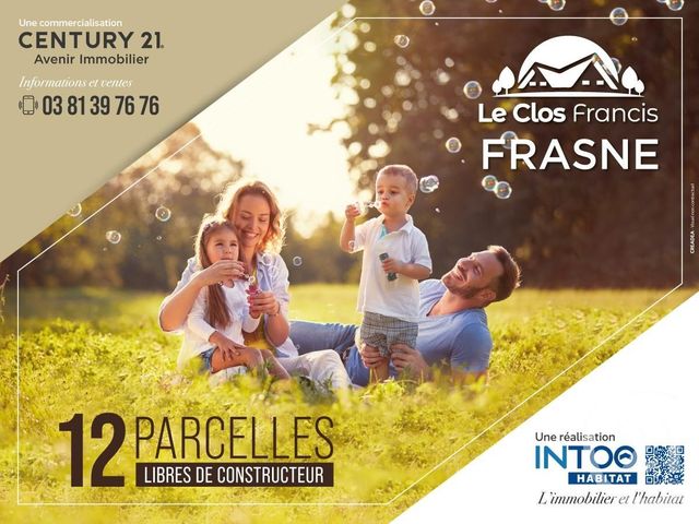Terrain à vendre - 517 m2 - Frasne - 25 - FRANCHE-COMTE