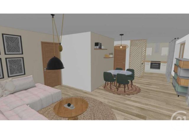 Appartement F3 à vendre - 3 pièces - 66,88 m2 - Les Grangettes - 25 - FRANCHE-COMTE