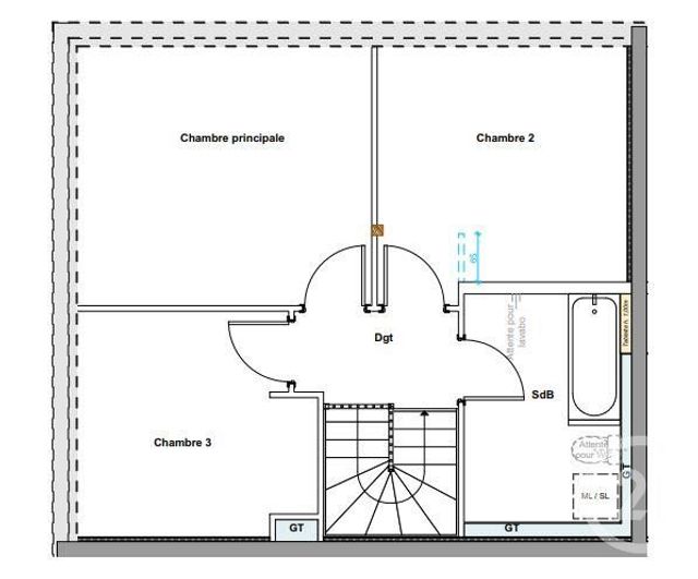 Appartement F4 à vendre - 4 pièces - 88,71 m2 - Granges Narboz - 25 - FRANCHE-COMTE