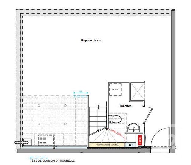 Appartement F4 à vendre - 4 pièces - 88,71 m2 - Granges Narboz - 25 - FRANCHE-COMTE