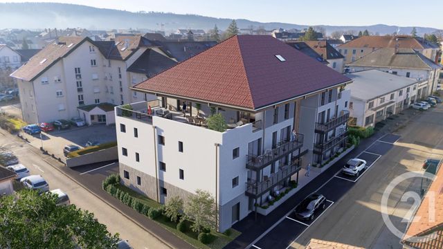 Appartement F3 &agrave; vendre - 3 pi&egrave;ces - 58,09 m2 - Pontarlier - 25 - FRANCHE-COMTE