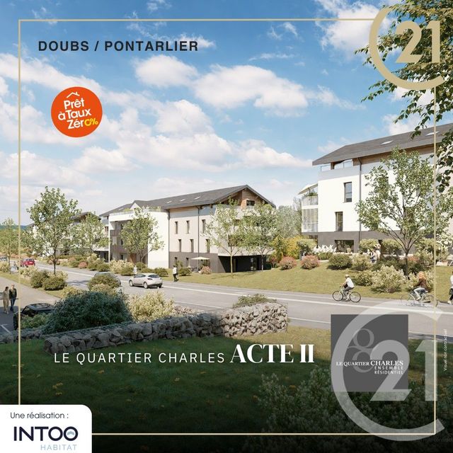 Appartement F2 &agrave; vendre - 2 pi&egrave;ces - 40,17 m2 - Doubs - 25 - FRANCHE-COMTE